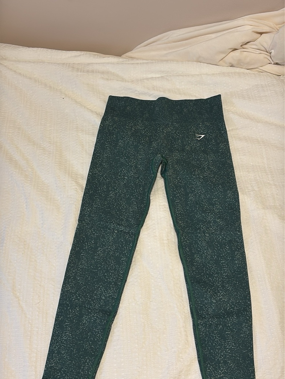Gymshark Kids' Dark Green Speckle Leggings